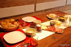 Bauernhof Frühstück im Stodl